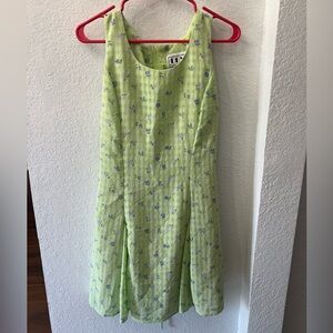 Vintage floral mini dress